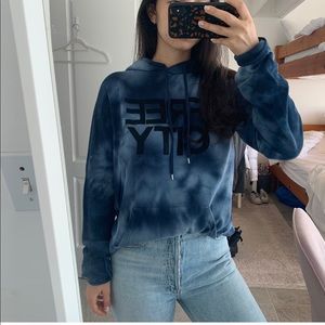 Tie dye freecity sweatshirt